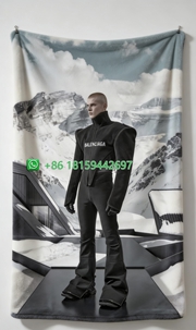 Balenciaga Throw Blankets
